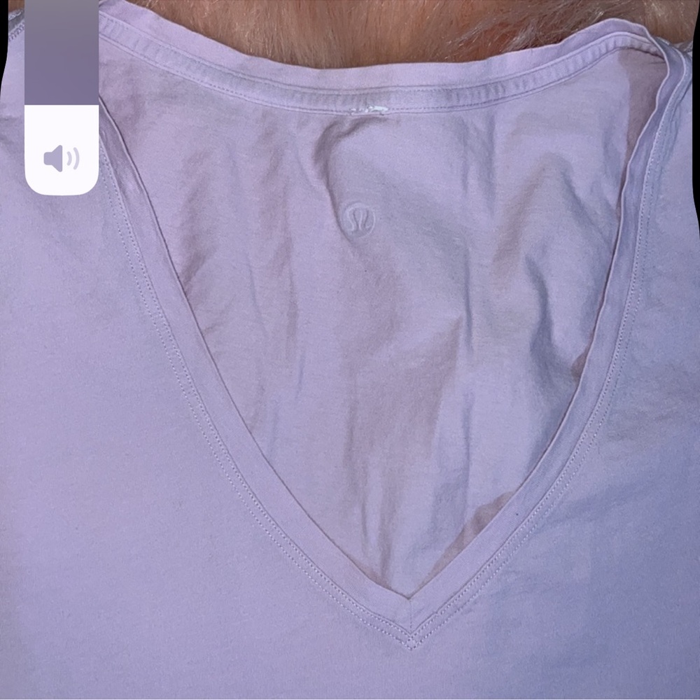Lululemon Love Tee Short Sleeve V-Neck T-Shirt light Purple size 6 - Picture 6 of 10